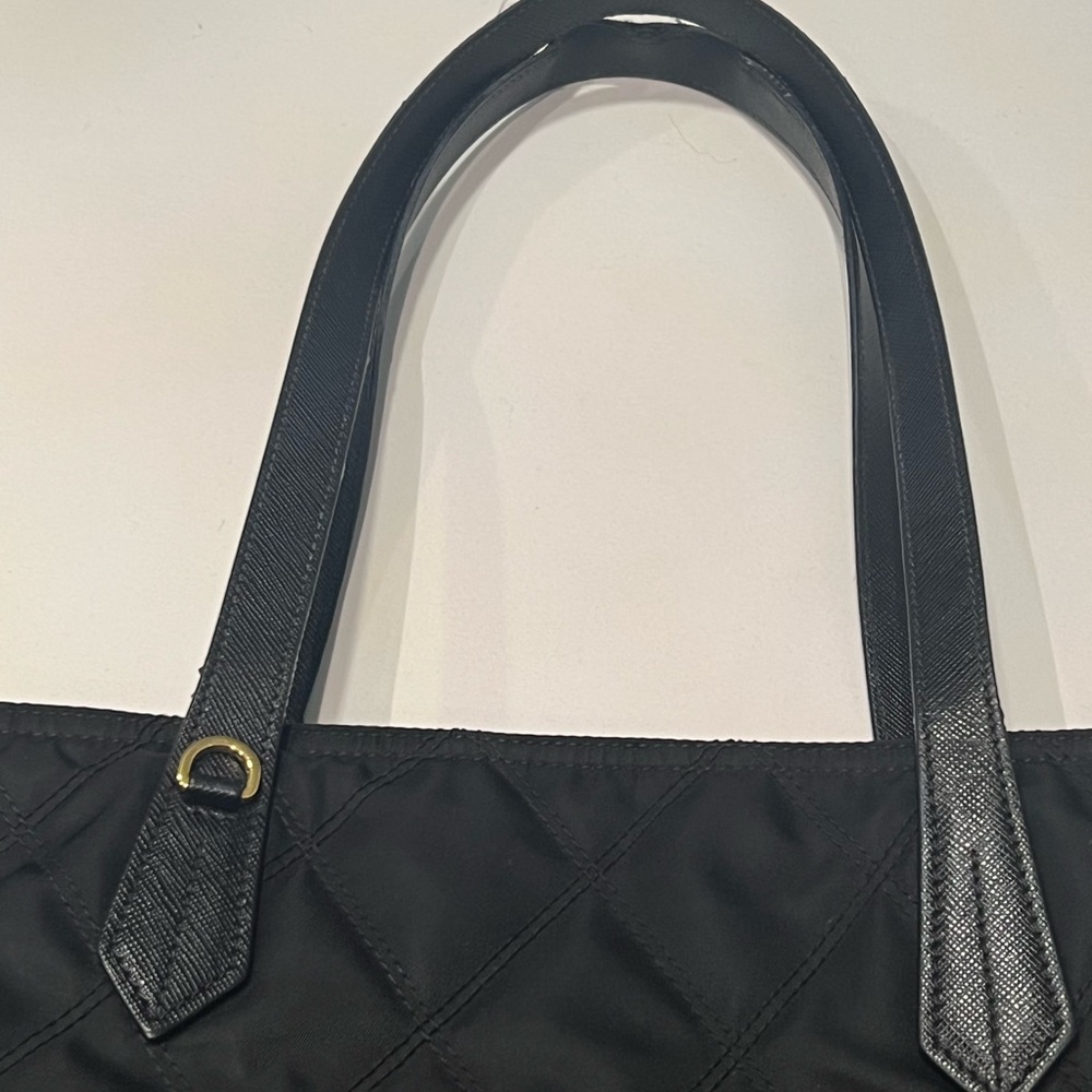 Prada Black Tessuto Impuntu Tote Bag ๐๐ - Picture 11 of 13